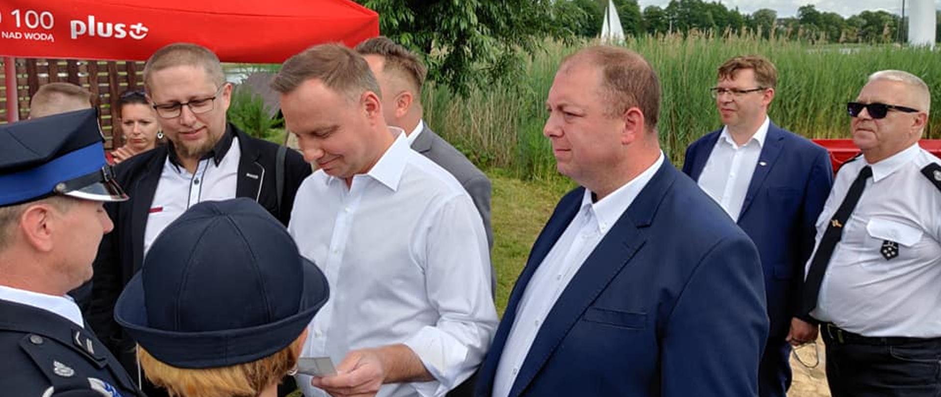 Prezydent odwiedził Mazury