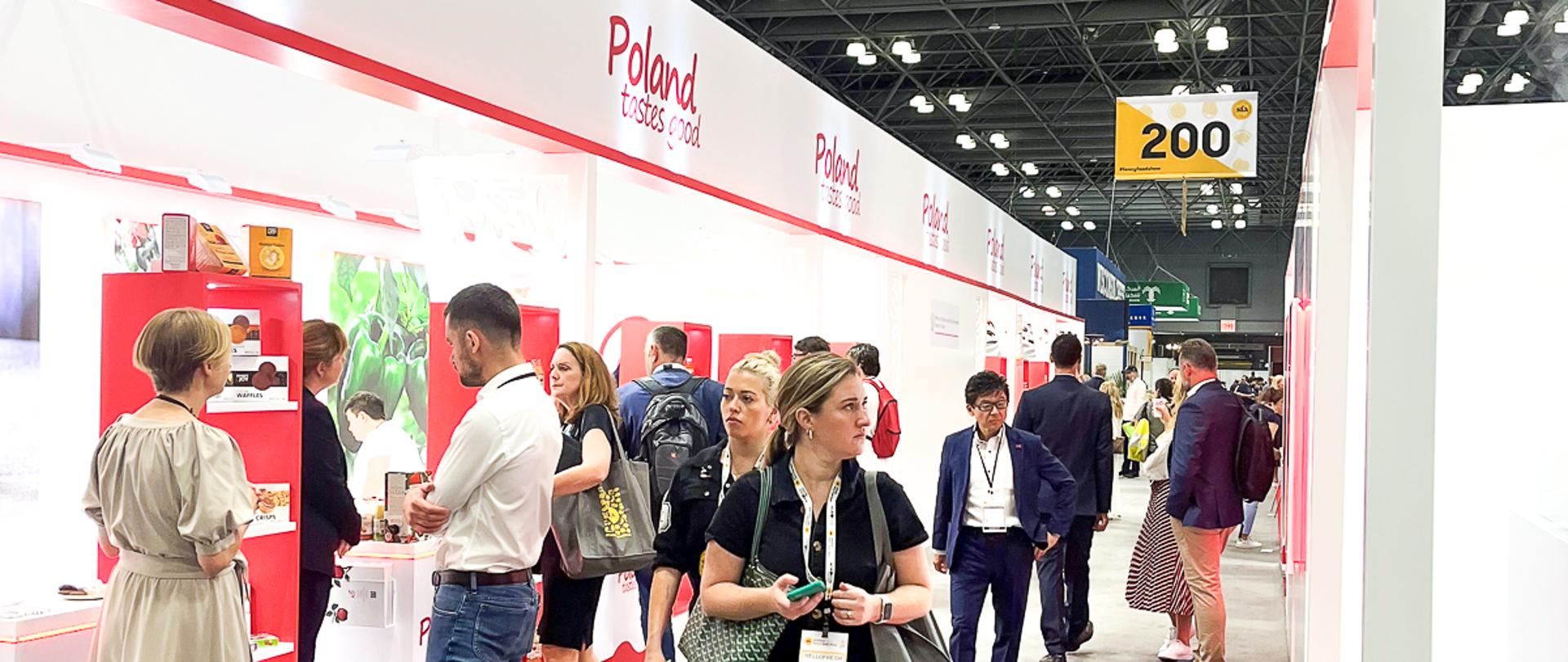 polski pawilon na targach w Nowym Yorku