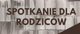 Plakat "Spotkanie dla rodziców, dr Magdalena Ratalewska, Wsparcie dziecka w procesie edukacji artystycznej, 13 kwietnia godz. 17:30 sala koncertowa: