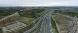 Obwodnica Szczecinka - zdjęcie z lotu ptaka