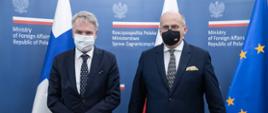 Minister Zbigniew Rau and minister of foreign affairs of Finland