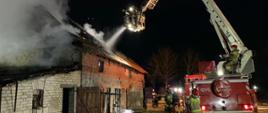 Pożar budynku gospodarczego w miejscowości Mosznica