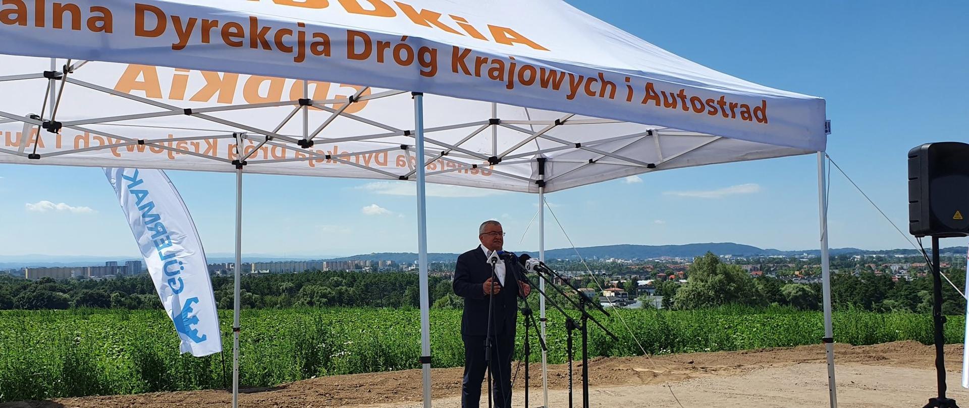 Minister Andrzej Adamczyk zainaugurował budowę północnej obwodnicy Krakowa