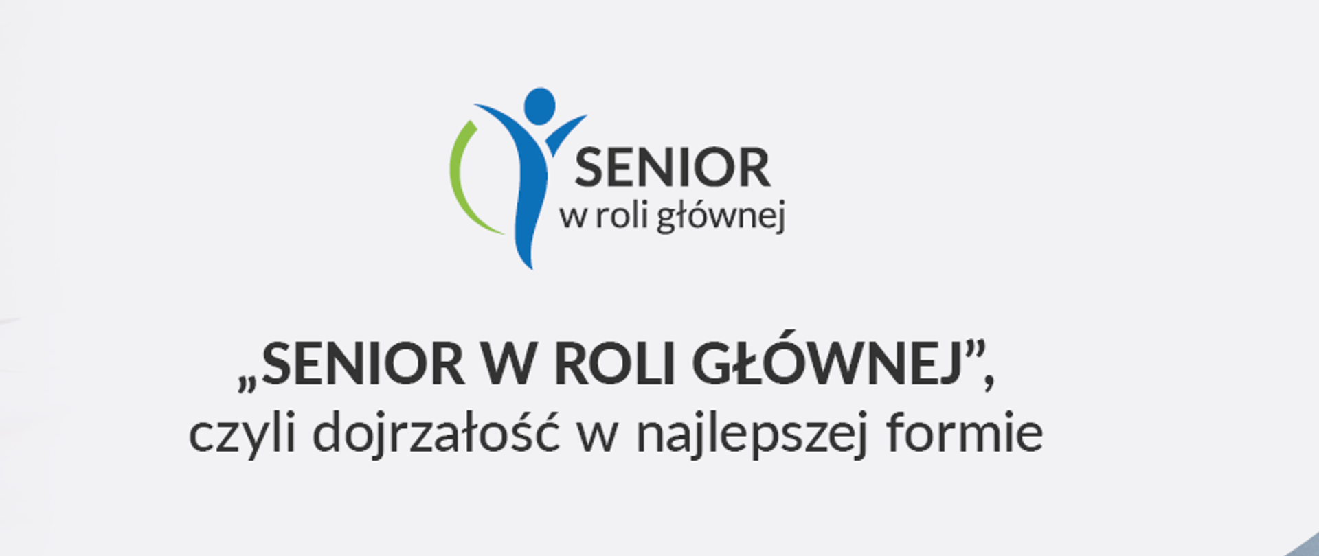 Program "Senior w roli głównej" - obraz