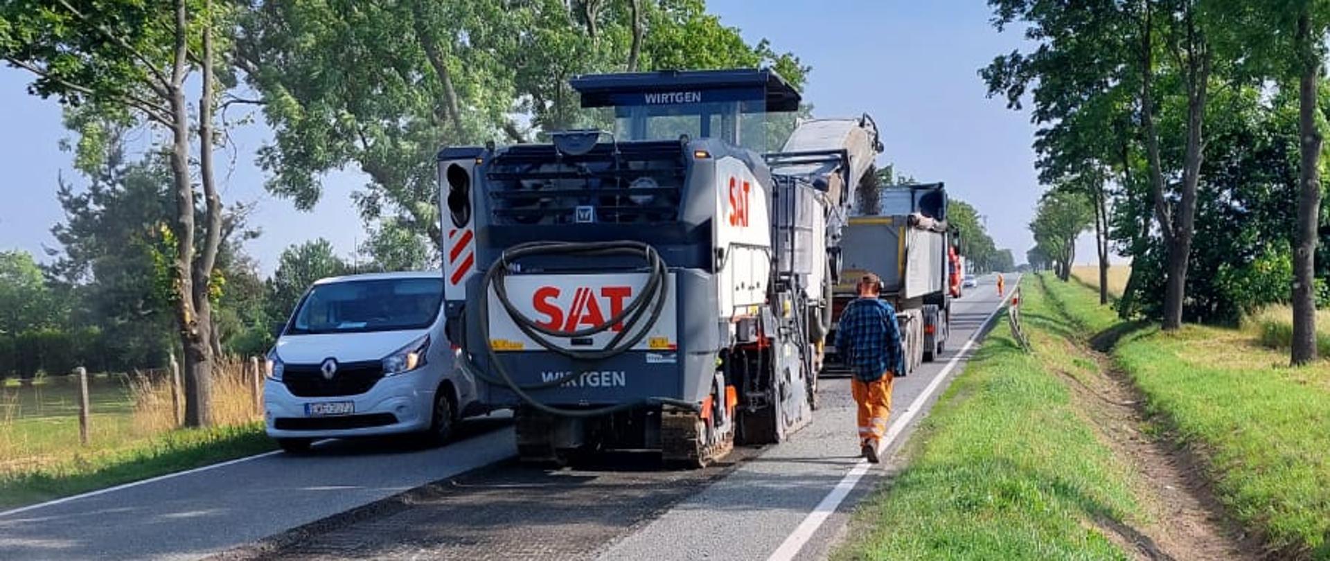 Remont DK11 na odcinku Byczyna - Biskupice