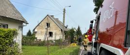Pożar budynku mieszkalnego