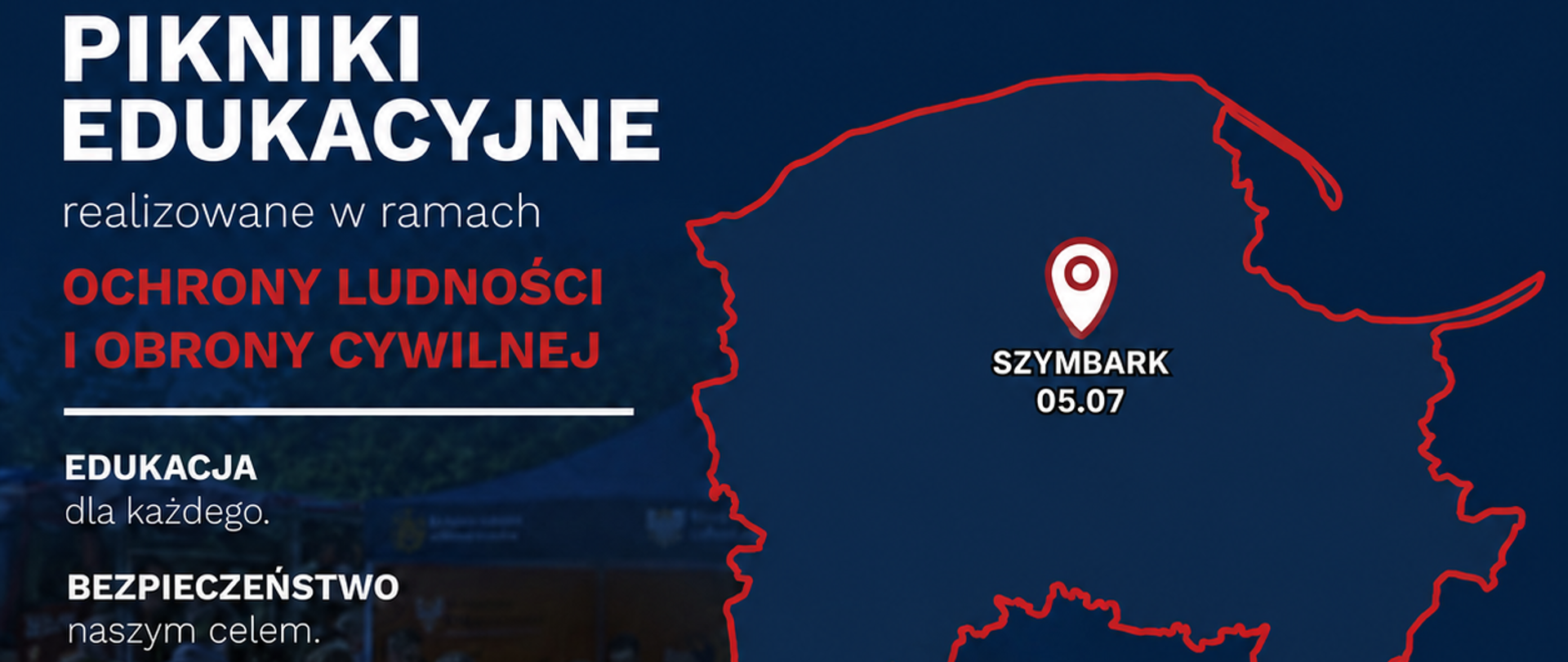 Zdjęcie przedstawia plakat promujący piknik edukacyjny