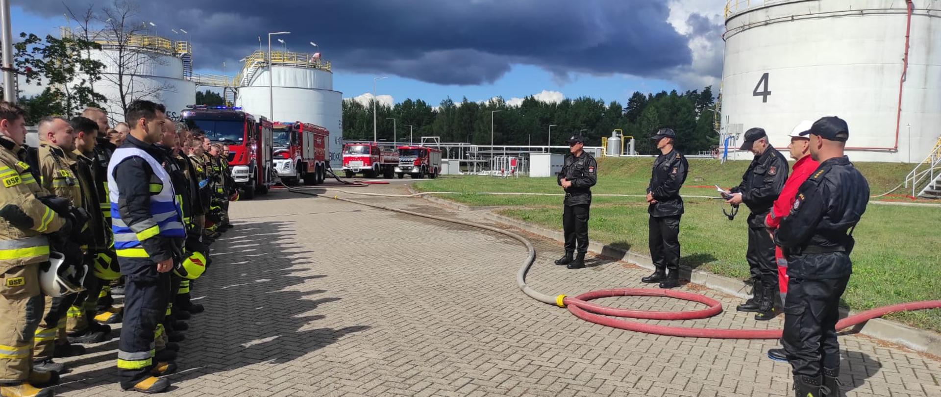 Ćwiczenia w bazie magazynowej paliw nr 61 PKN ORLEN S.A. w Gutkowie