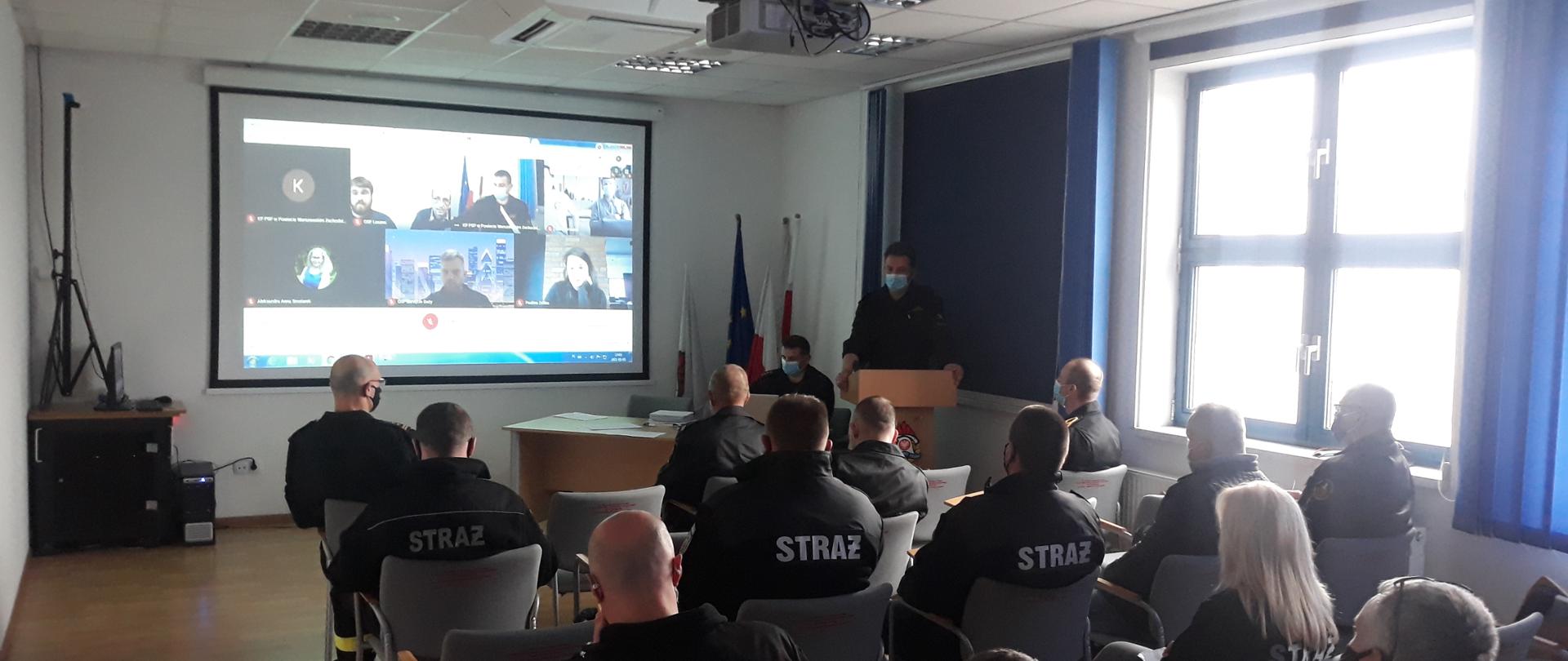 Narada z przedstawicielami OSP