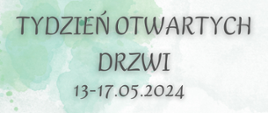 Tydzień otwartych drzwi