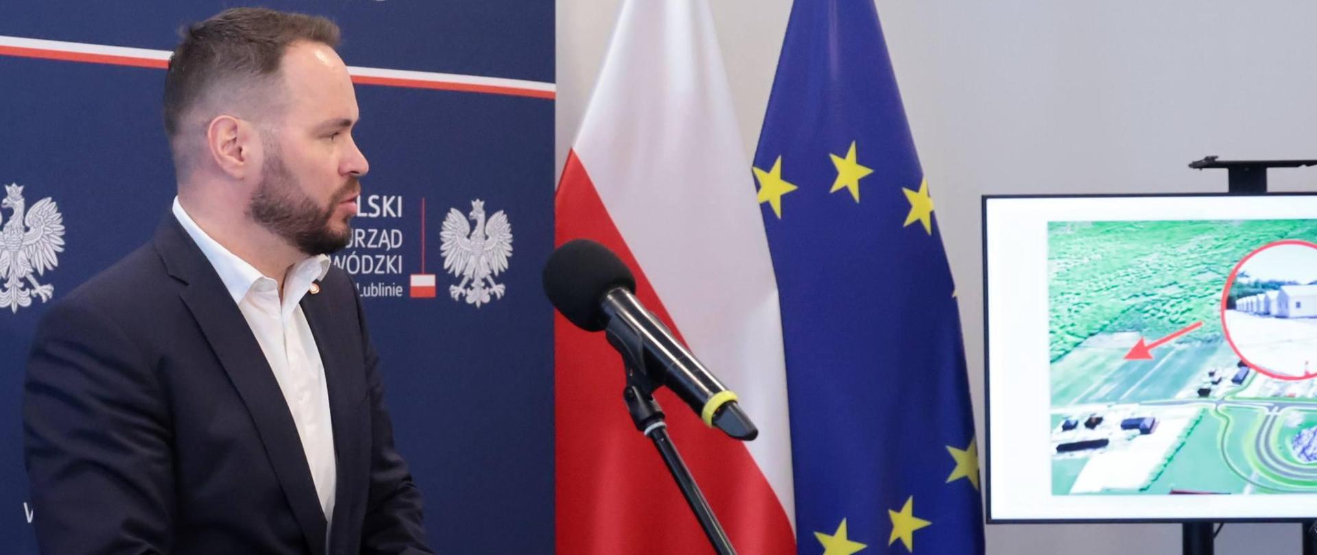 Briefing prasowy dotyczący miasteczka kontenerowego w Tarnawatce