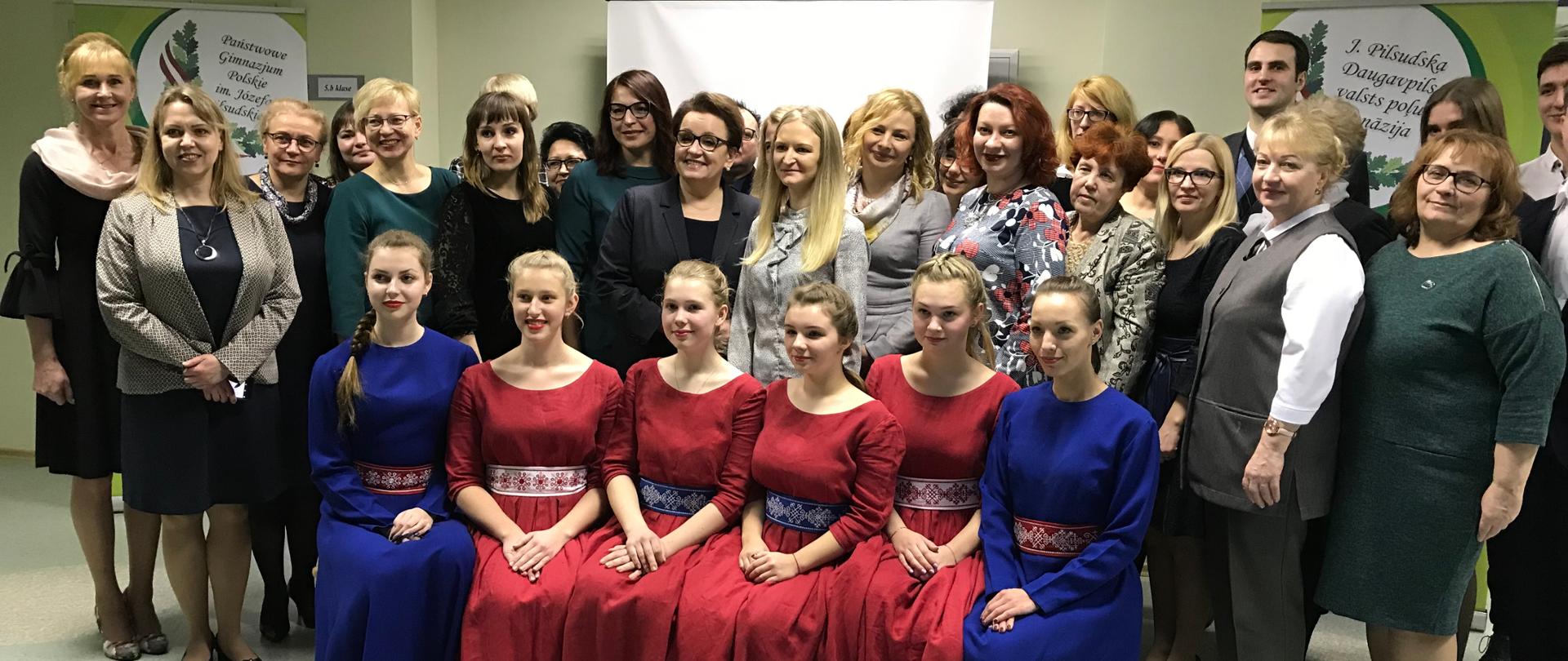 Minister Edukacji Narodowej podczas wizyty na Łotwie 