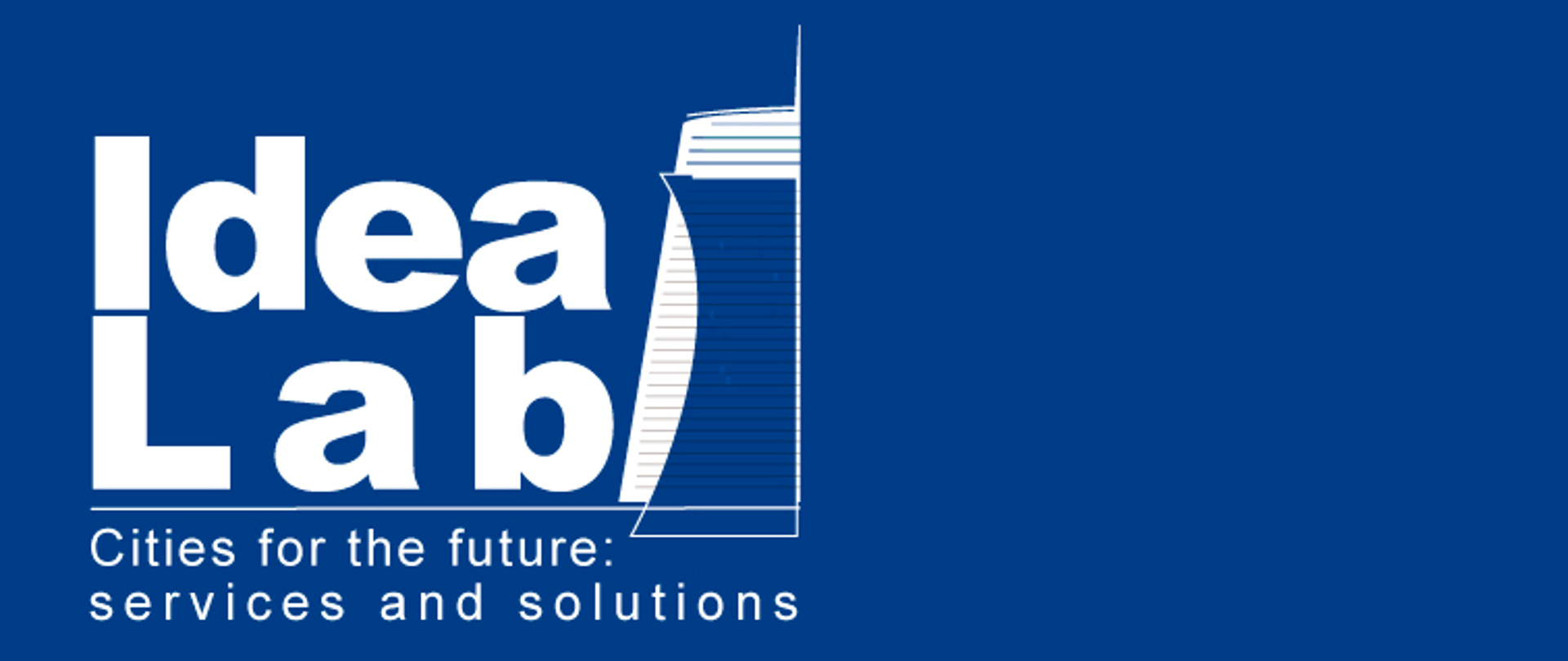 White Idea Lab logo on blue background