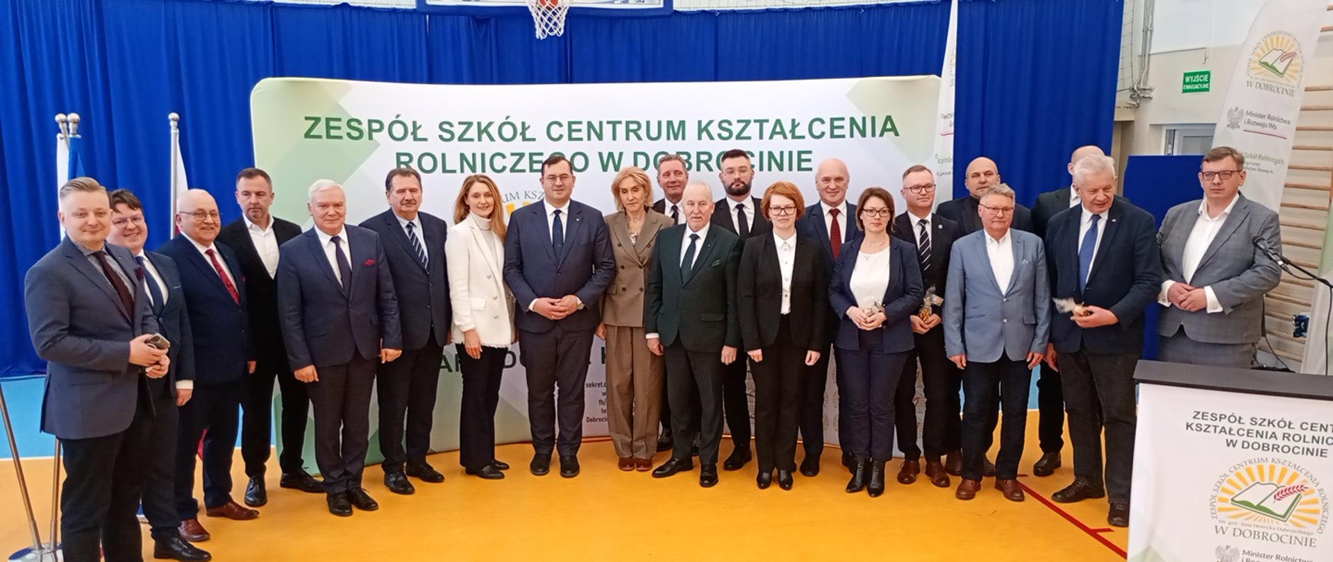 Wizyta Ministra Rolnictwa i Rozwoju Wsi ZSCKR Dobrocin w Dobrocinie