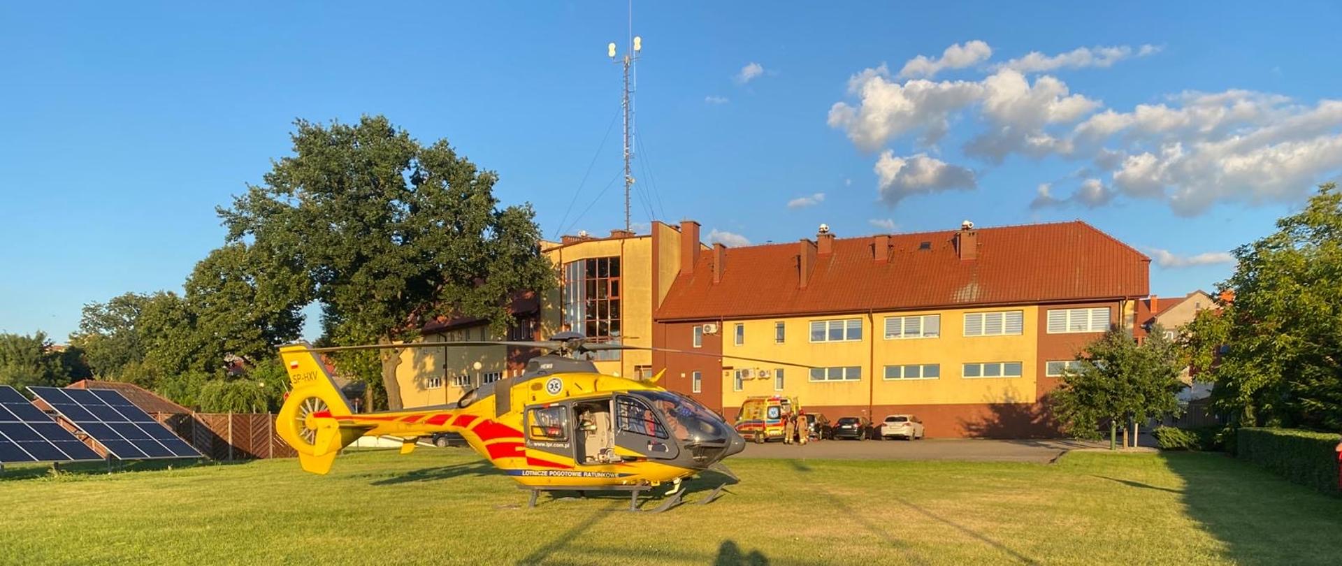 Zdarzenie z udziałem Lotniczego Pogotowia Ratunkowego w Czarnkowie