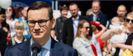 Premier Mateusz Morawiecki podczas konferencji prasowej „Zdrowie rodzin”