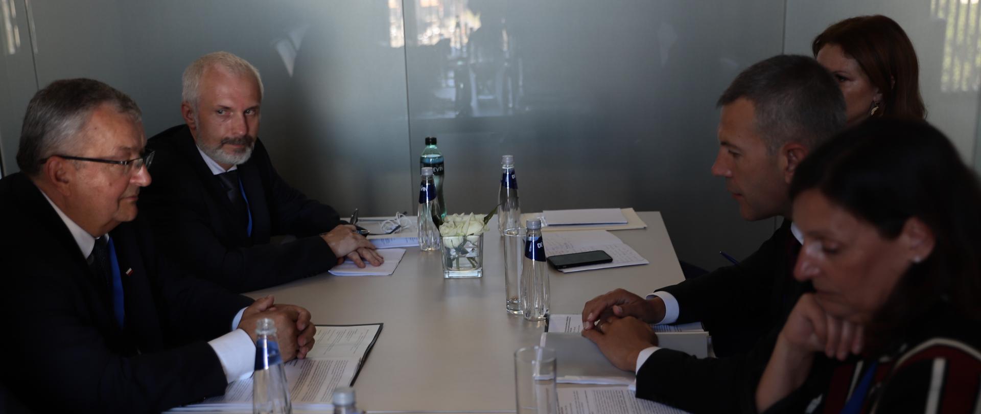 Minister infrastruktury Andrzej Adamczyk spotkał się z ministrem transportu, informacji technologicznej i komunikacji Bułgarii Georgiem Todorovem