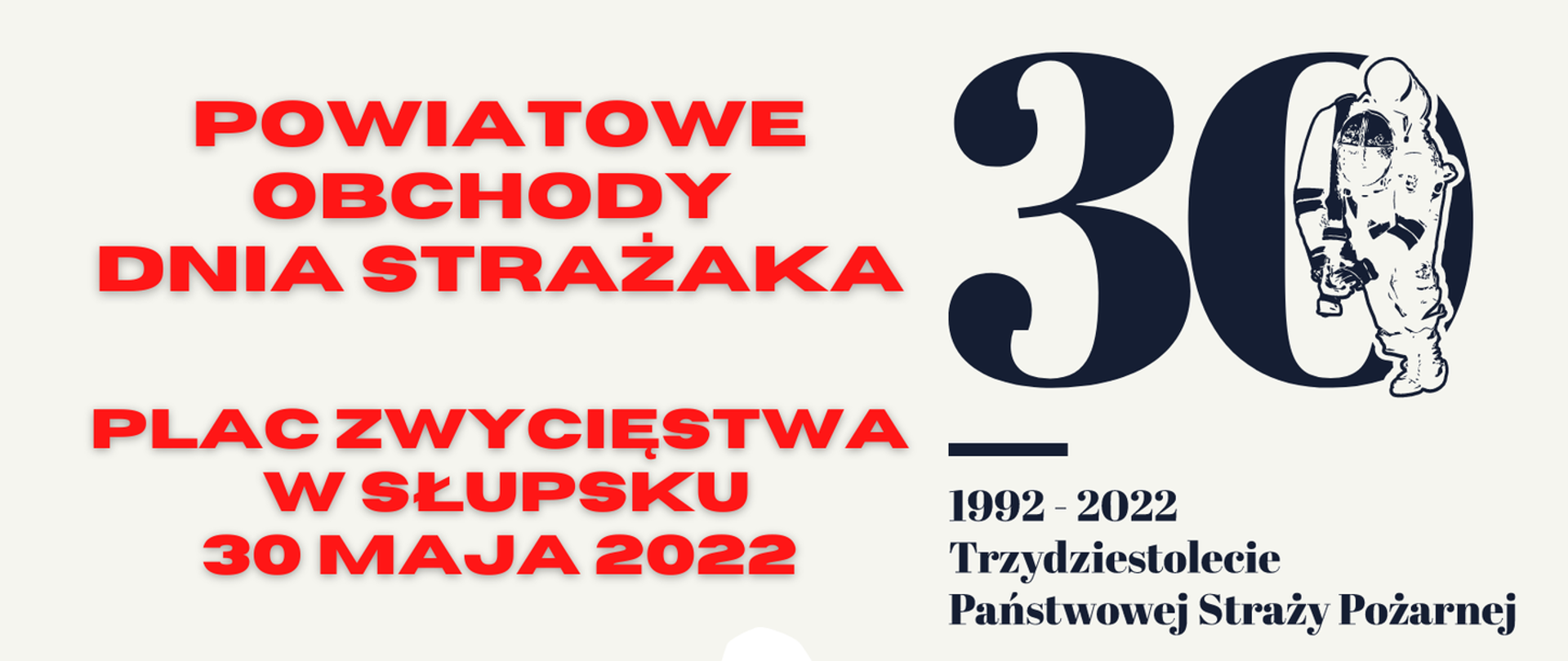 Plakat: Powiatowy Dzień Strażaka
