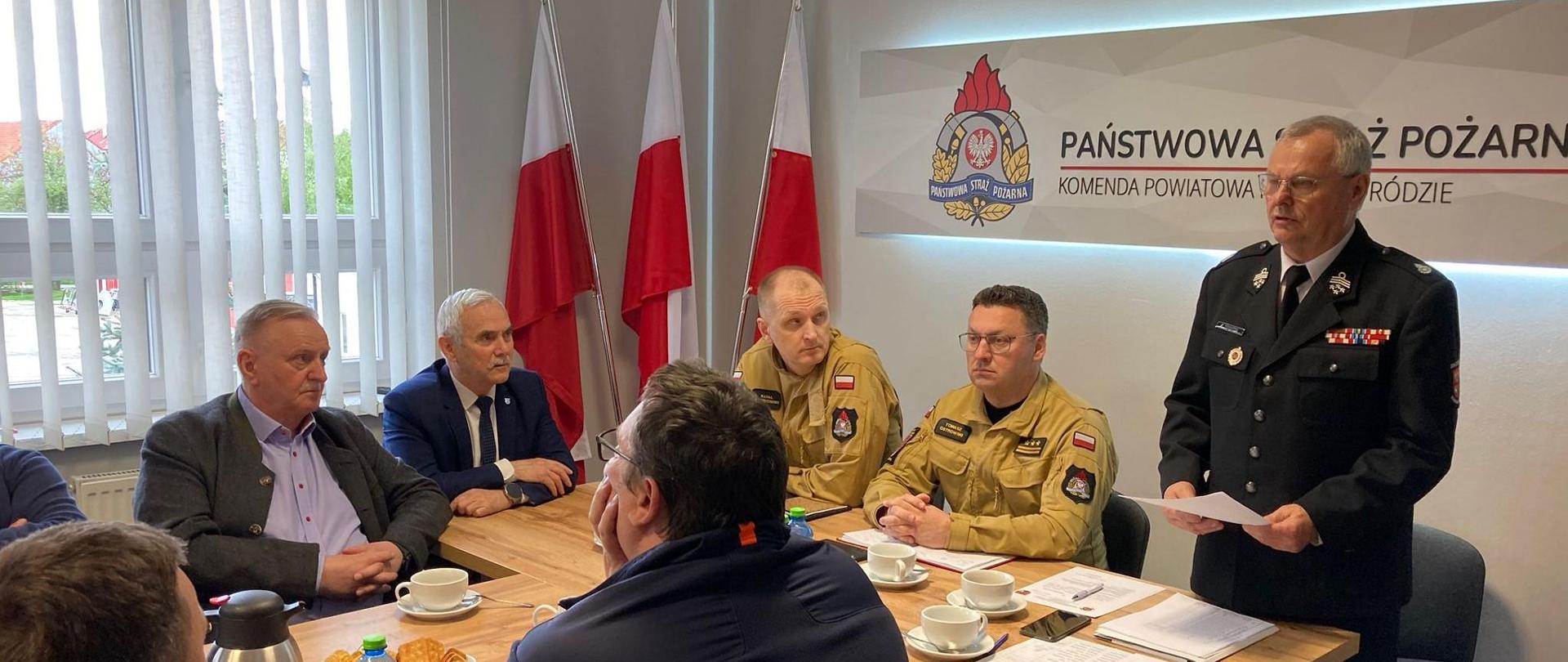 Posiedzenie Zarządu Oddziału Powiatowego Związku Ochotniczych Straży Pożarnych RP w Ostródzie