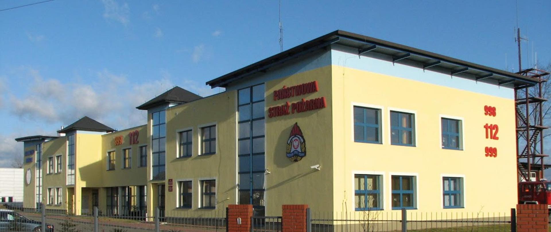 Budynek Komenda Powiatowa Państwowej Straży Pożarnej w Powiecie Warszawskim Zachodnim 