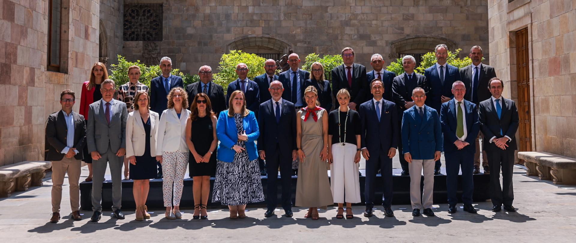 Foto de familia en Generalitat
