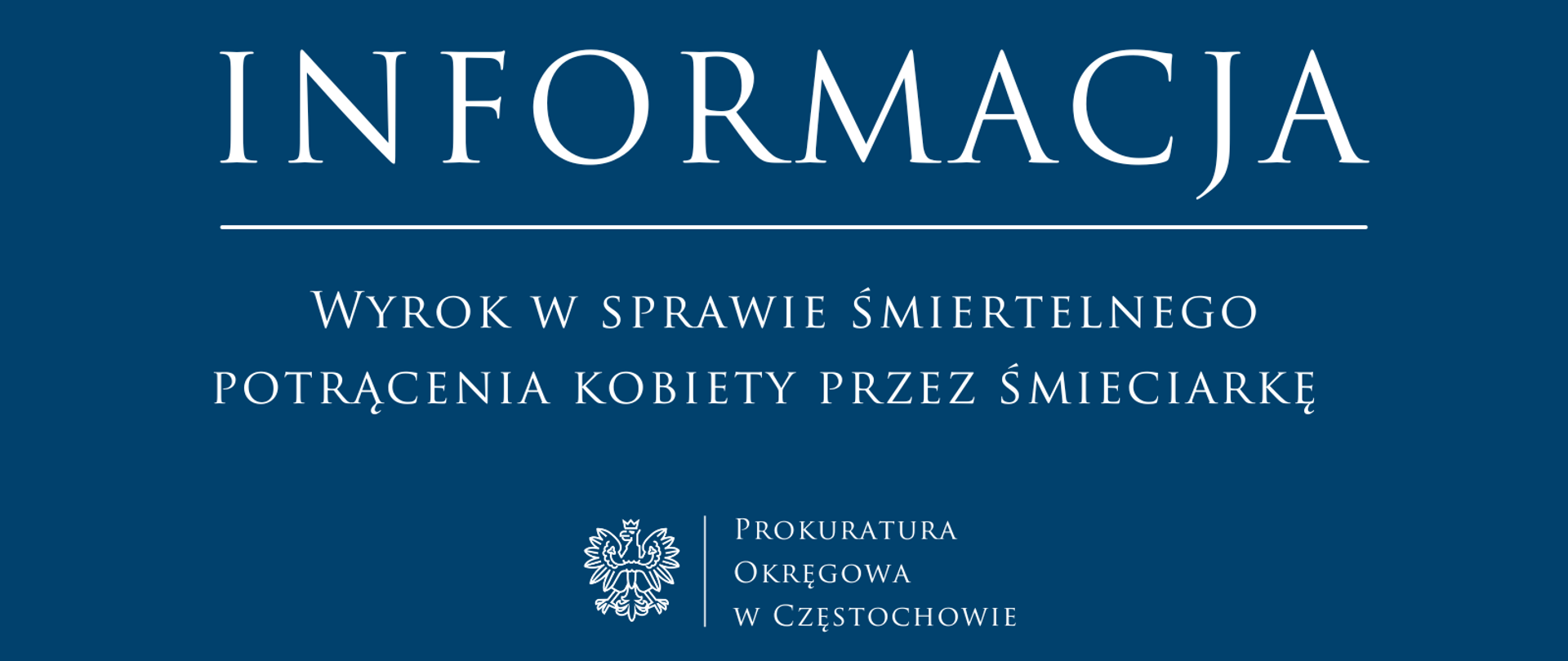 Wyrok w sprawie śmiertelnego potrącenia kobiety przez śmieciarkę