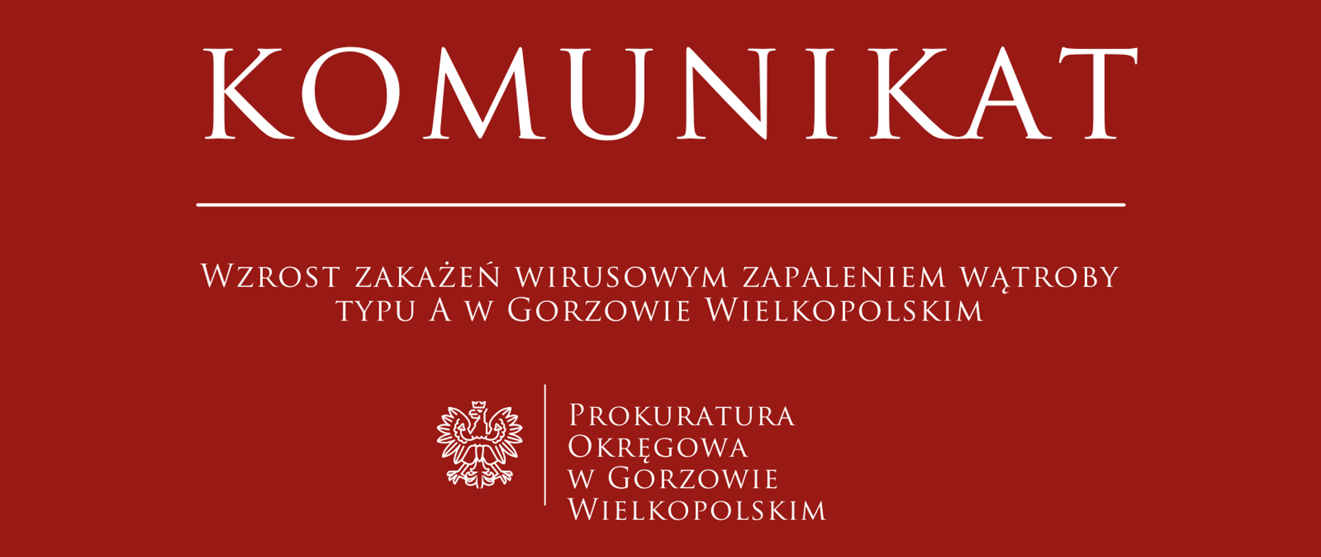 Wzrost zakażeń wirusowym zapaleniem wątroby typu A w Gorzowie Wielkopolskim