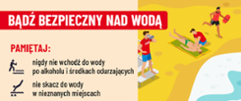 Plakat "Bezpieczeństwo nad wodą"