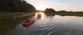 Uszkodzona łódź na kanale Ostródzko-Elbląskim