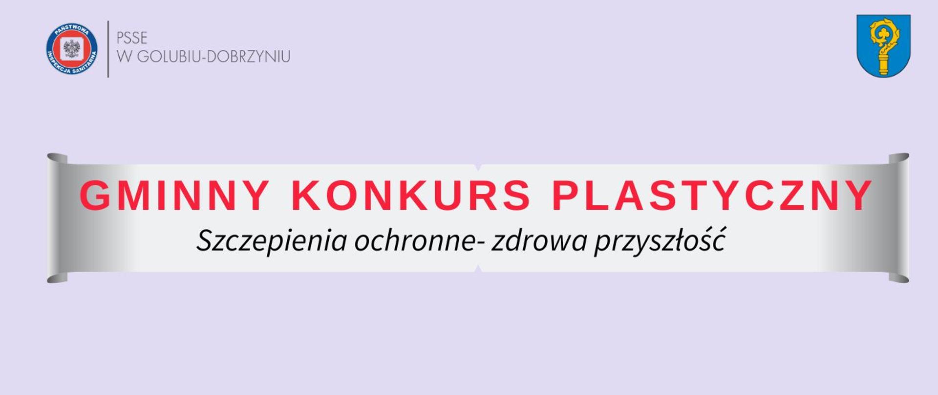 Gminny konkurs plastyczny "Szczepienia ochronne - zdrowa przyszłość"