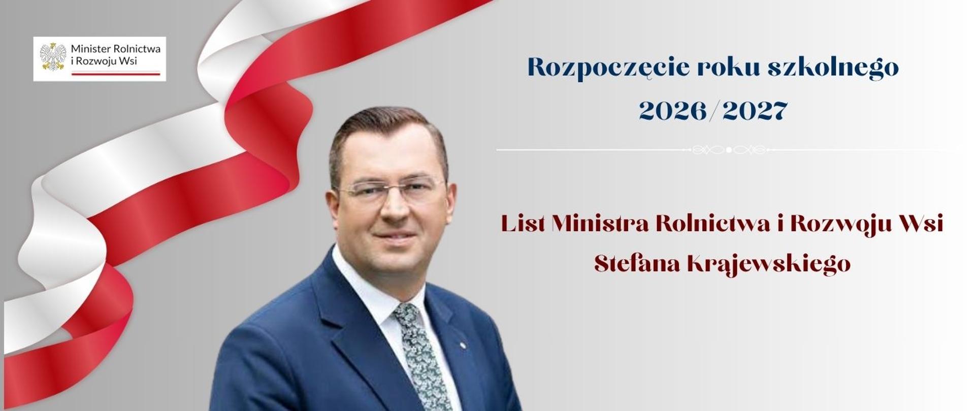 List Ministra Rolnictwa i Rozwoju Wsi