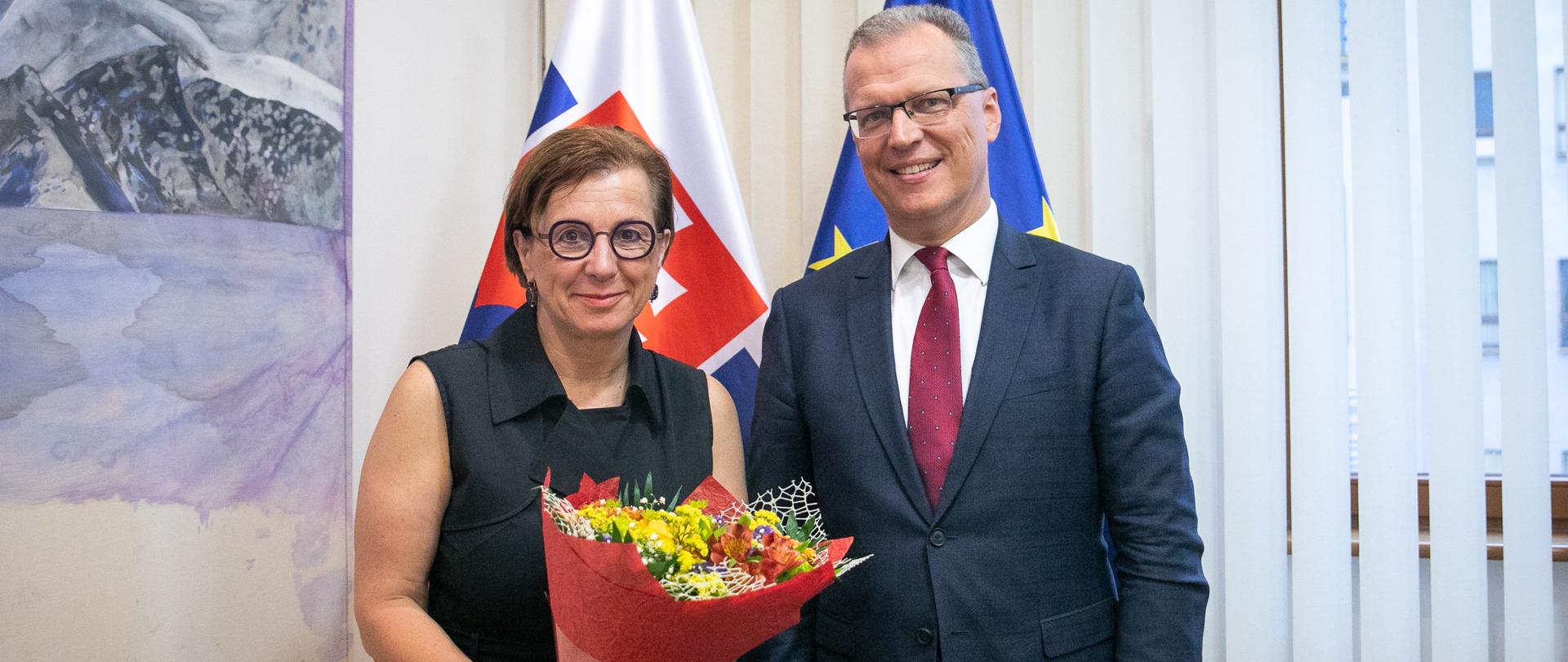 Rozlúčkové stretnutie veľvyslanca so štátnou tajomníčkou na MZVaEZ SR