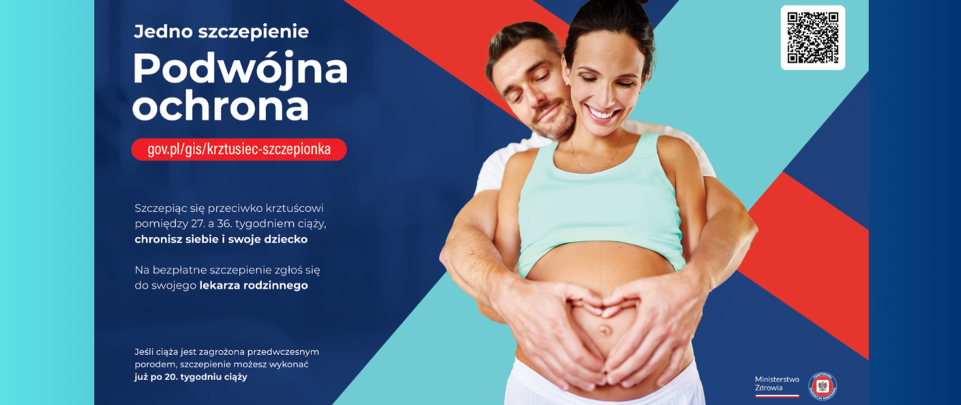 Bezpłatne szczepienia przeciw krztuścowi dla kobiet w ciąży