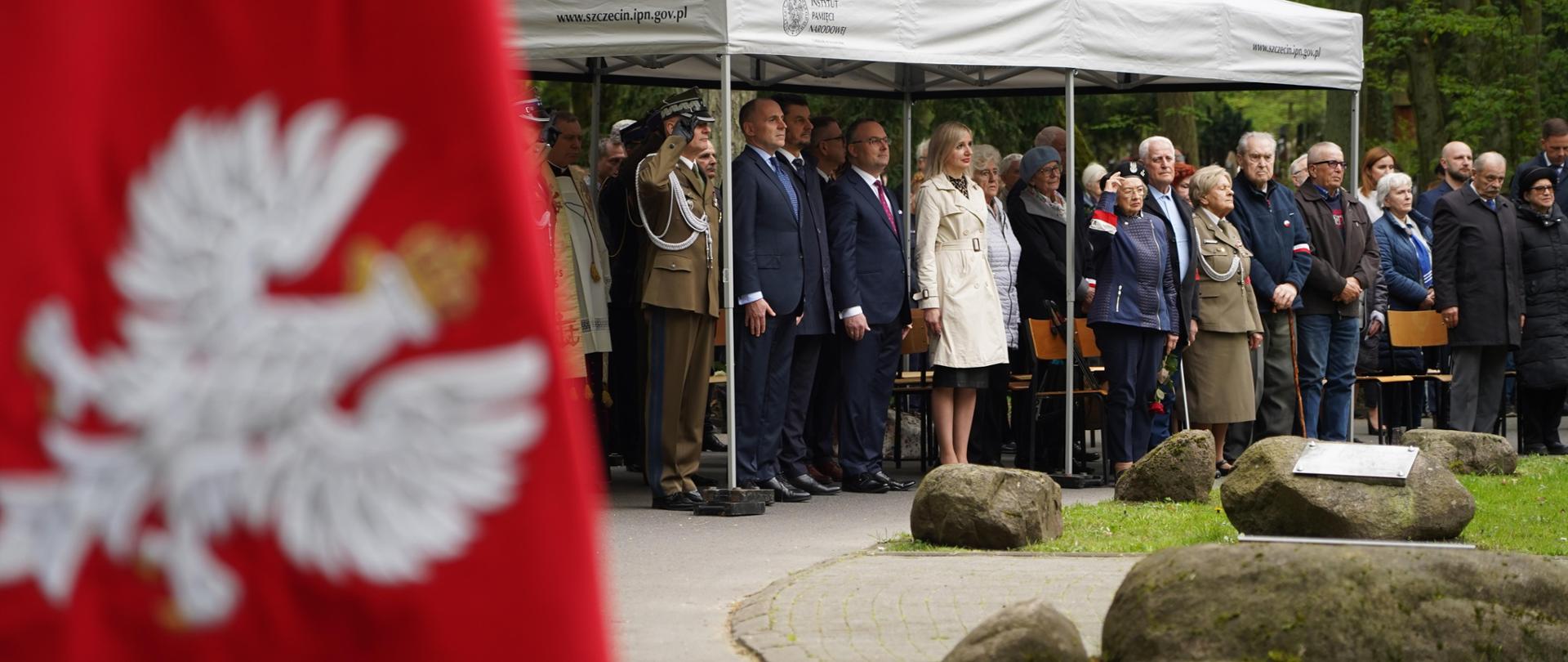 uroczystości na Cmentarzu Centralnym w Szczecinie 