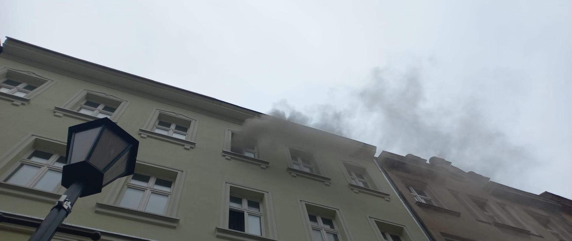 Pożar mieszkania na ulicy Zamkowej [21.04.2024]