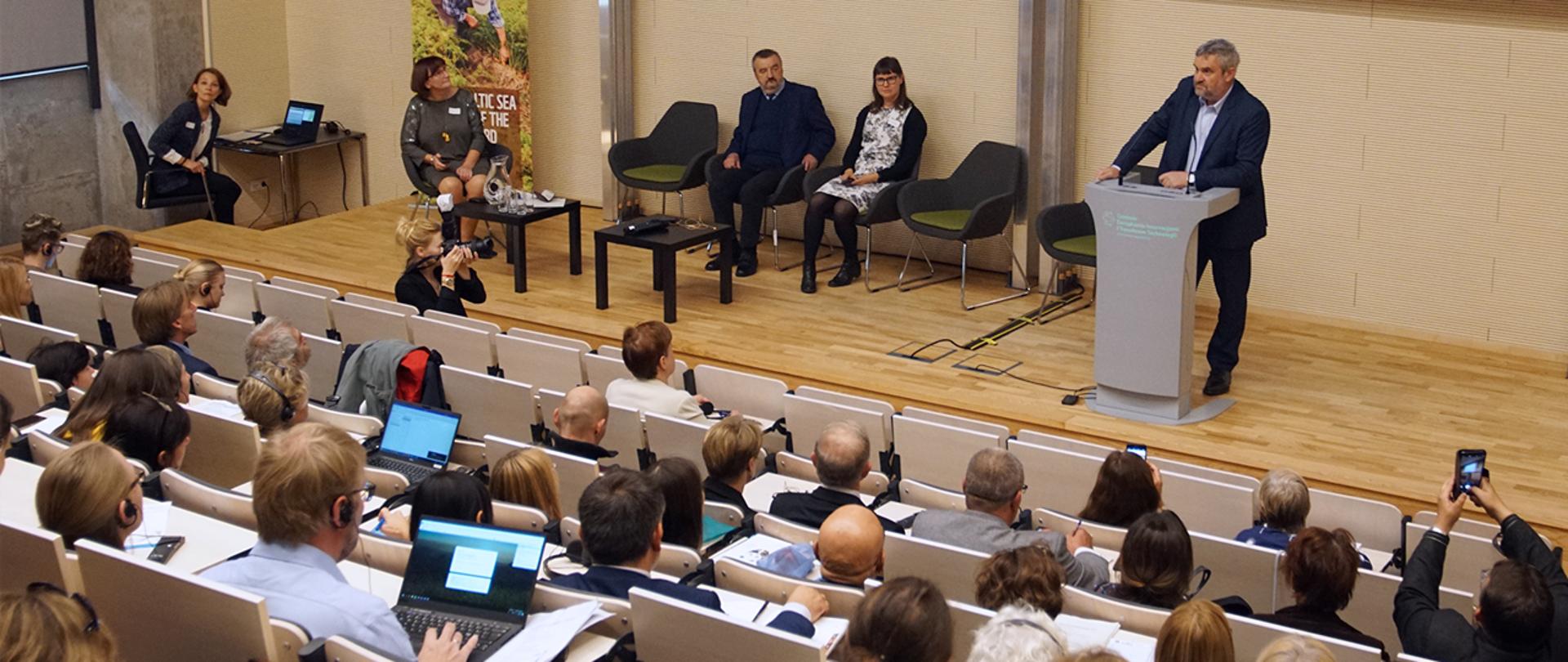Minister J. K. Ardanowski podczas Międzynarodowej Konferencji GRASS 2019