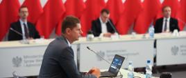 Minister Edukacji Narodowej Dariusz Piontkowski podczas Posiedzenia Komisji Wspólnej Rządu i Samorządu Terytorialnego