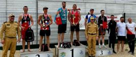 Podium X Mistrzostw Województwa Pomorskiego w siatkówce plażowej 