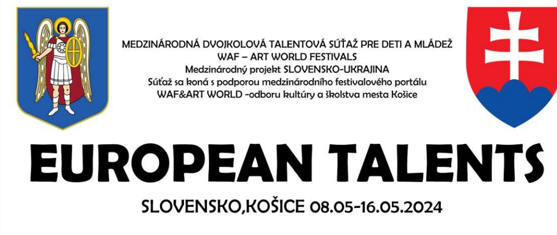 Inforamcja o międzynarodowym konkursie European Talents w Koszycach