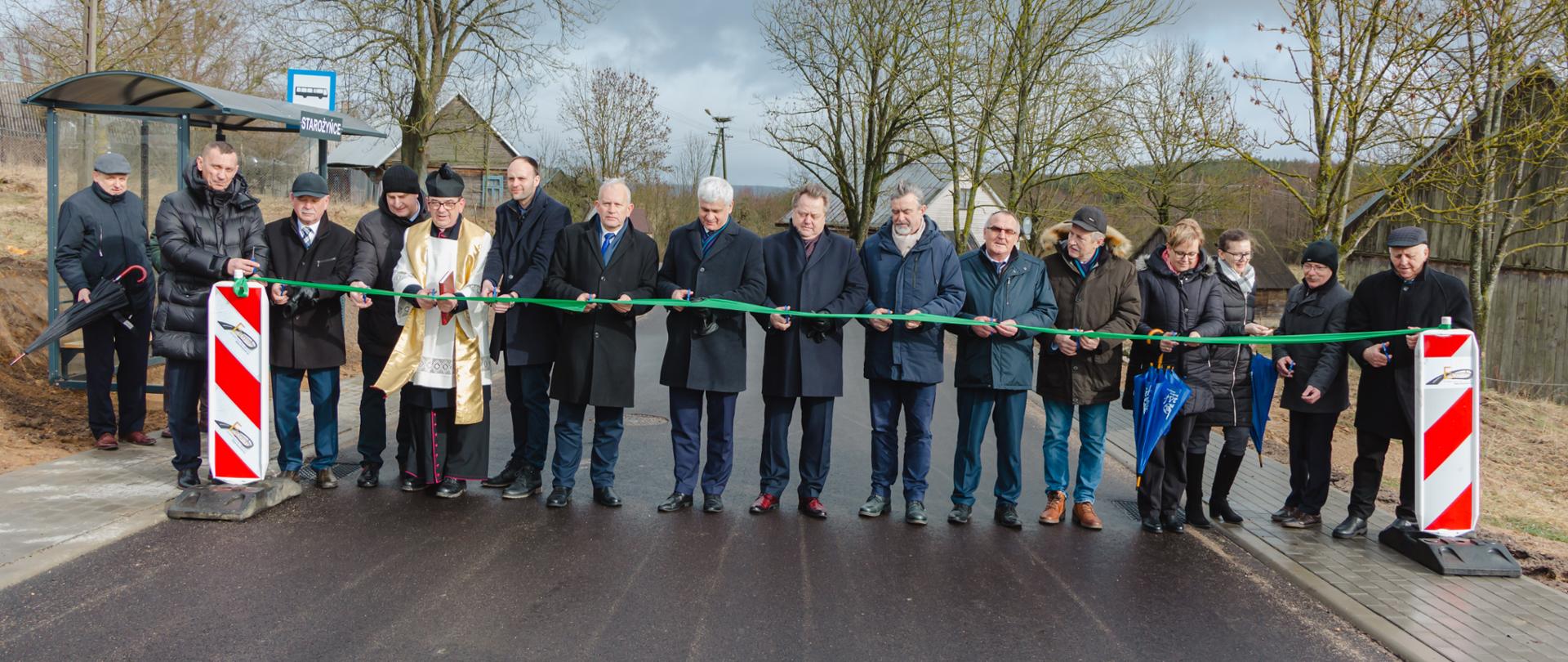 Droga powiatowa Kurianka - Bartniki przebudowana