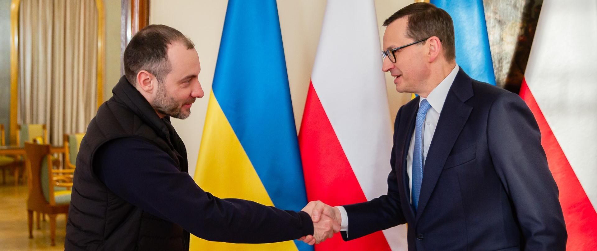 Spotkanie premiera Mateusza Morawieckiego z wicepremierem Ukrainy.