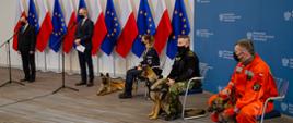 Konferencja prasowa ws. ustawowego uregulowania opieki nad zwierzętami w służbach podległych MSWiA