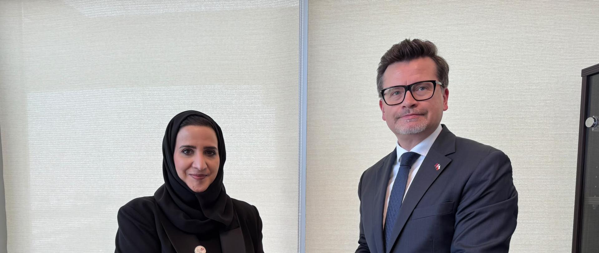 The meeting with Dr Wasan Al-Baker,