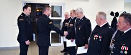 Wręczenie świadczeń ratowniczym OSP druhom z gminy Bejsce – powiat kazimierski