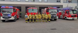 Strażacy uczcili uroczystą zbiórką 77. rocznicę Powstania Warszawskiego