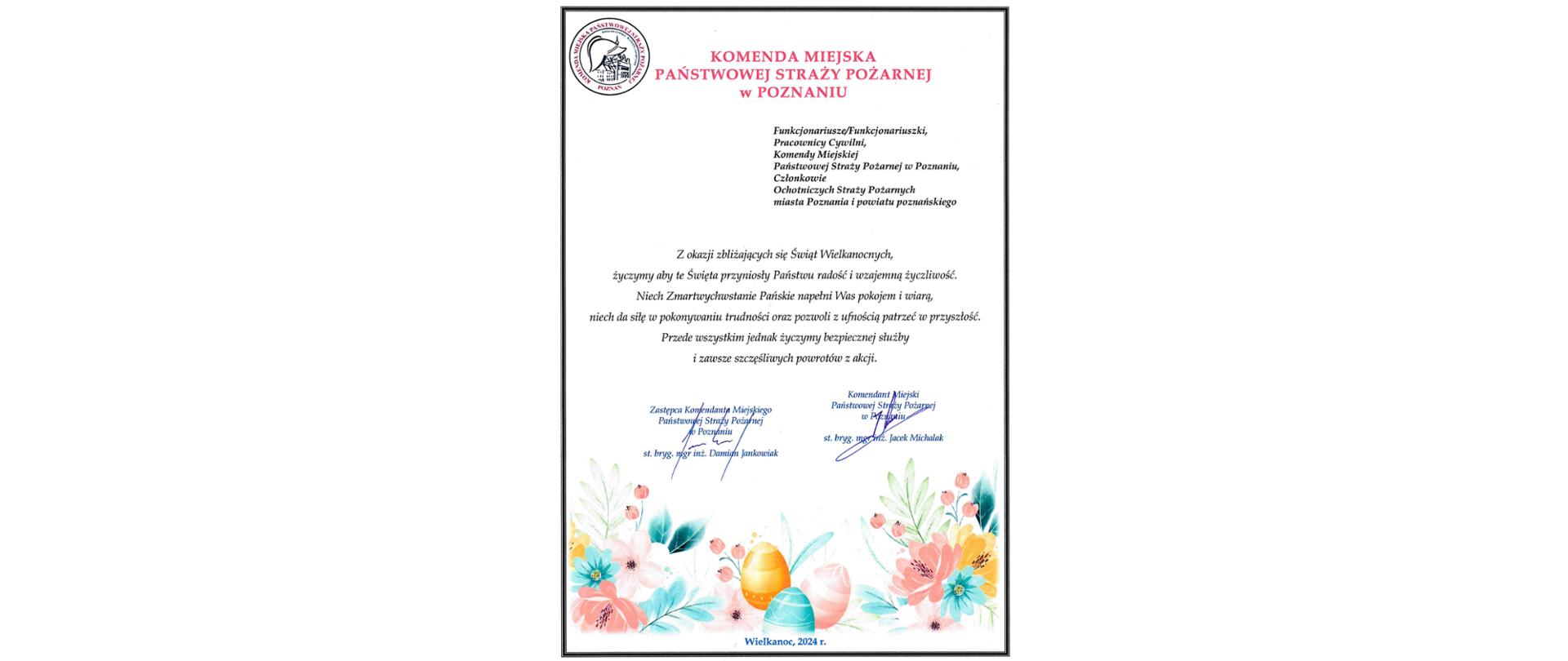 Życzenia Wielkanocne