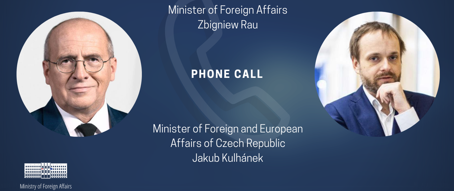 Rozmowa z min. spr. zagr. Czech