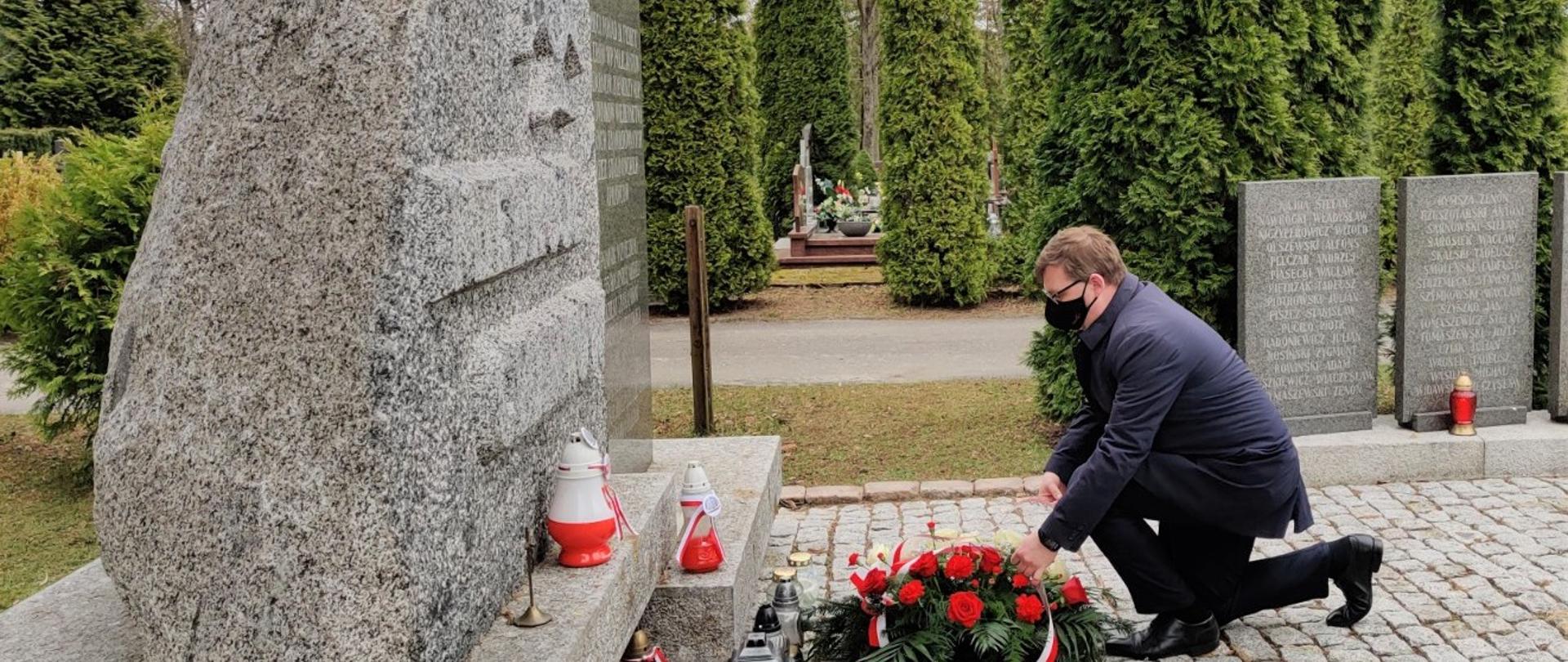 kwiaty, pomnik, wojewoda