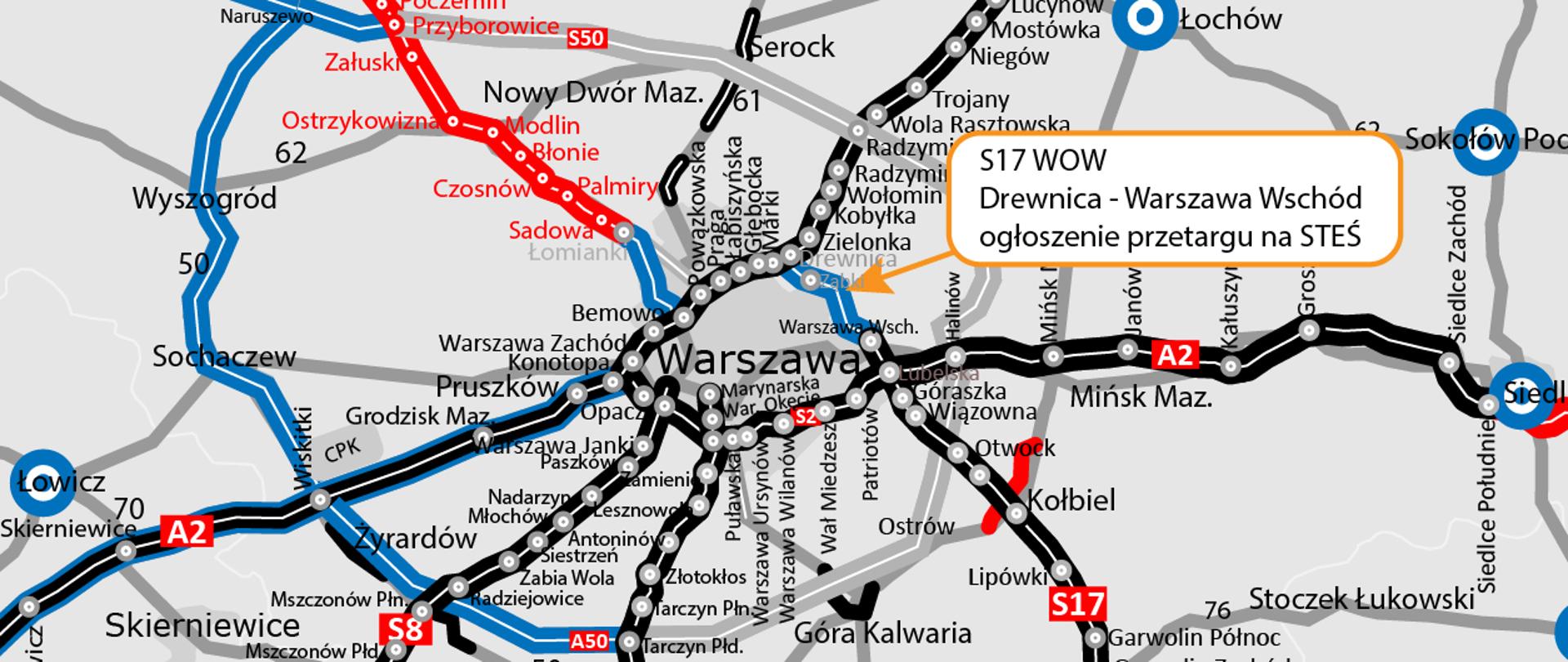 Szukamy projektanta, który wytyczy przebieg S17 WOW