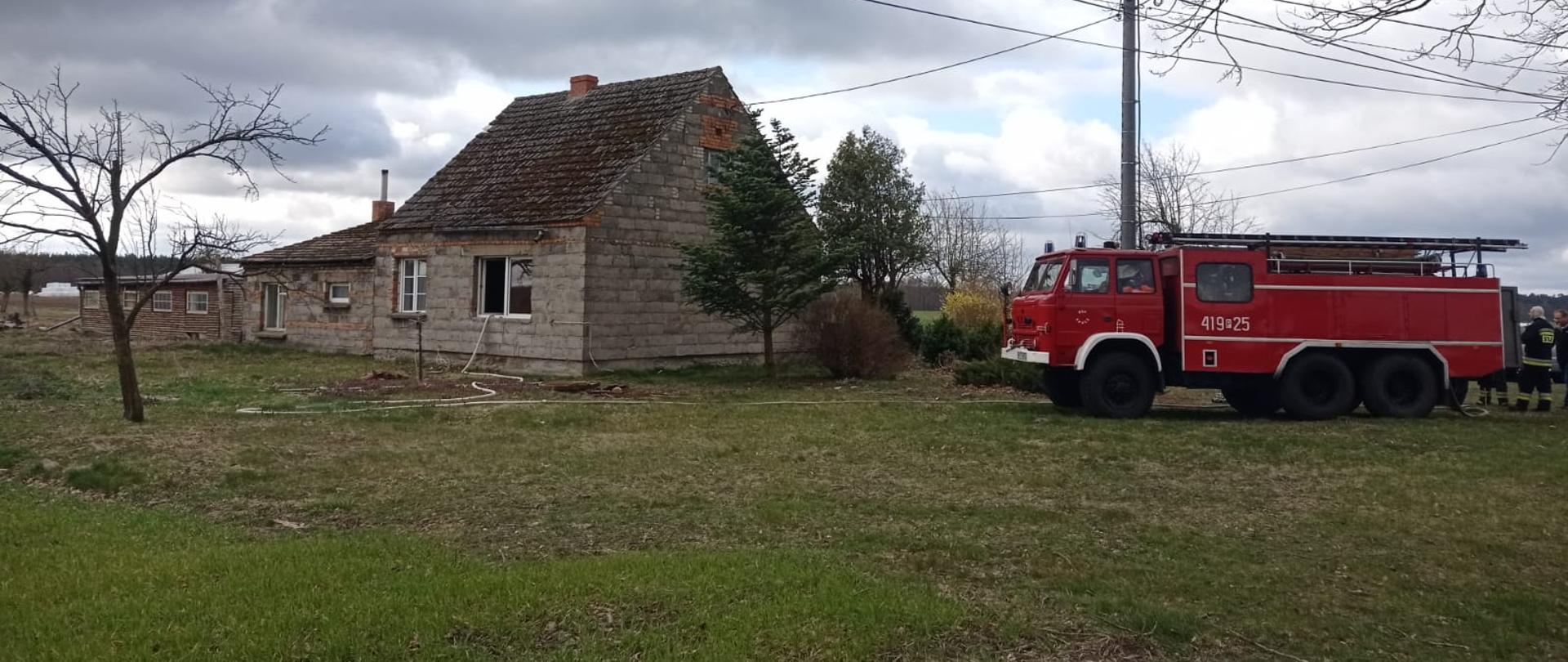 TRAGICZNY POŻAR W KRUCZU